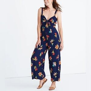 Madewell Plumeria Cutout Jumpsuit in Bird of Paradise